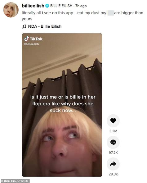 Billie Eilish demanding bigger cock